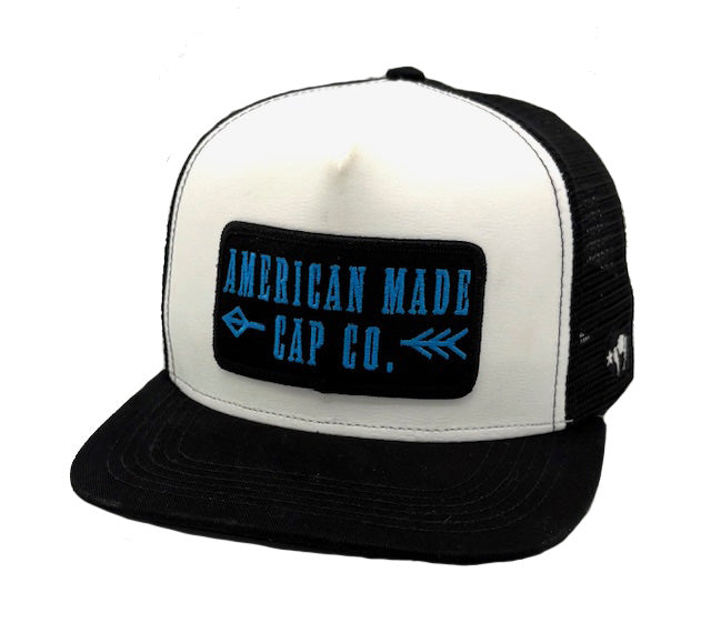 "American Made Cap Co." White/Black