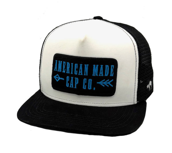 "American Made Cap Co." White/Black
