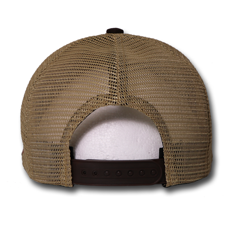 Brown and Tan Punchy – American Made Cap